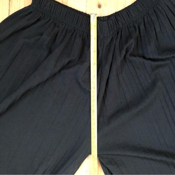 Boho Wide Leg Cropped Palazzo Pants Medium - Picture 4 of 4